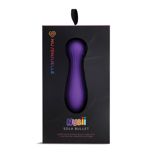 Nu Sensuelle Sola Nubii Flexible Bullet - Purple