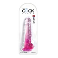 King Cock Clear 8" Cock for Realistic Pleasure