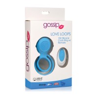 Curve Toys Gossip Love Loops Remote Cock Ring