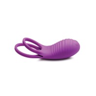 Curve Toys Gossip Love Loops Anillo para el Pene 10X de Silicona con Control Remoto - Violeta