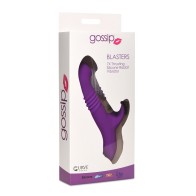 Gossip Blasters 7X Thrusting Rabbit Vibrator - Violet