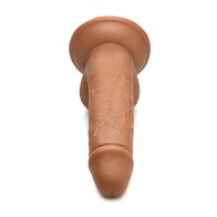 Dildo Jock Soccer Sam 7" con Testículos - Oscuro