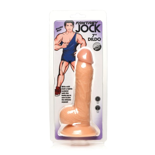 Curve Toys Fantasy Jock Wrestling Wayne Dildo - 7 inch