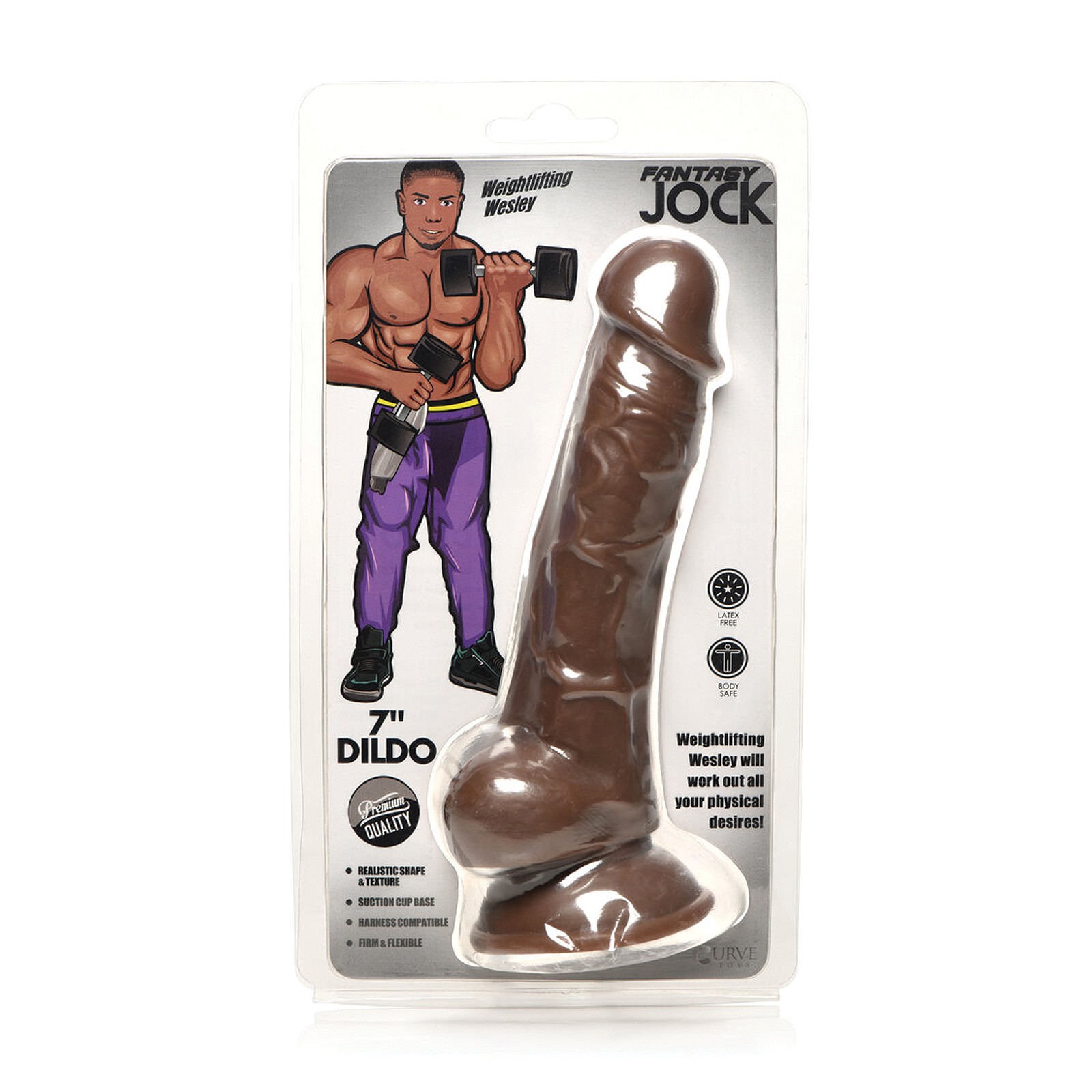 Dildo Realista de Curve Toys con Bolas