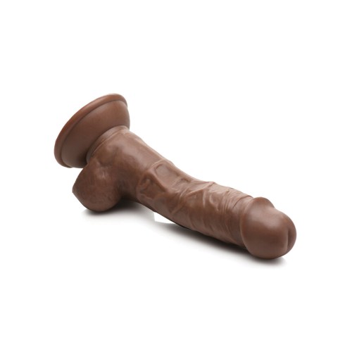 Curve Toys Realistic Dildo with Balls