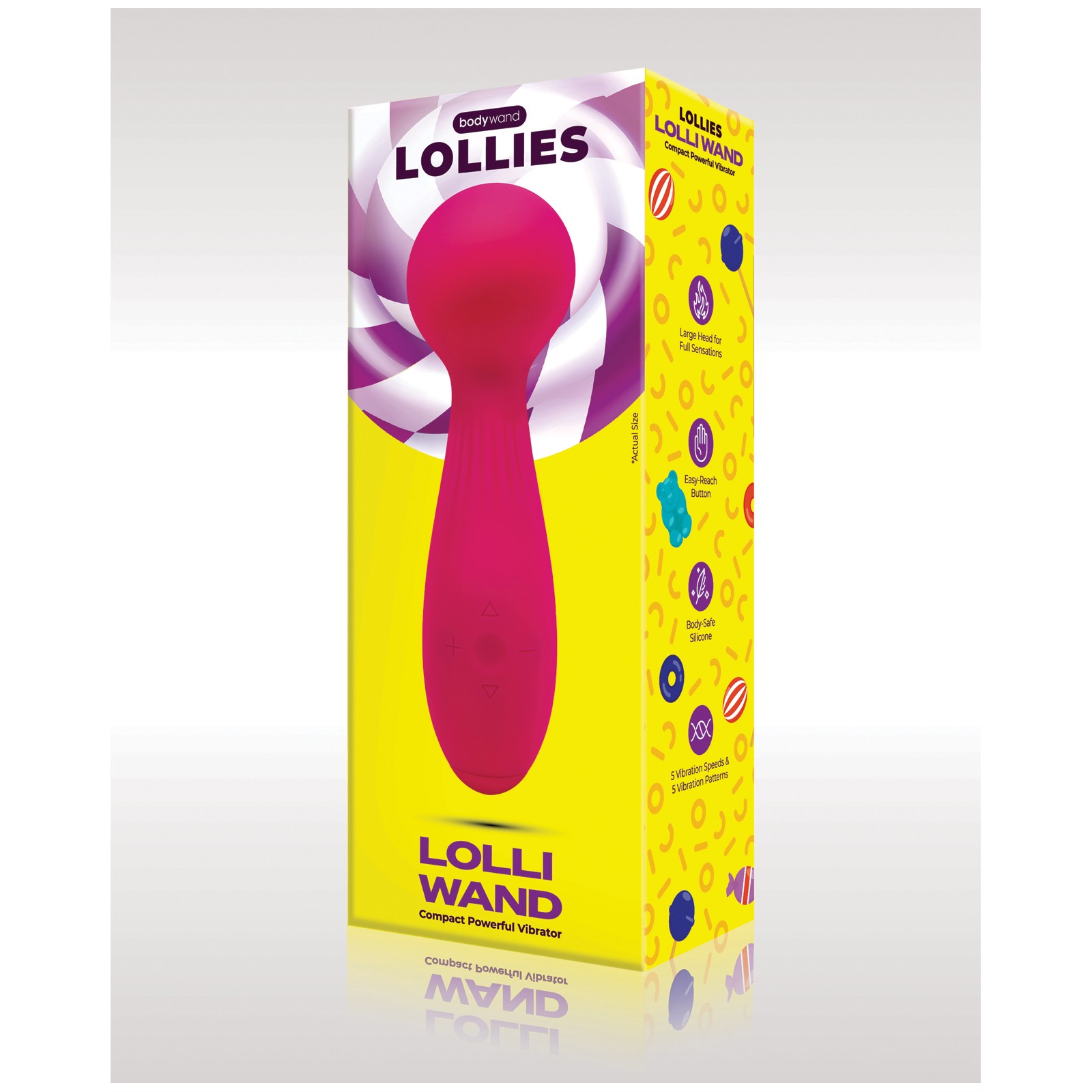 Bodywand Lolli Wand Vibrator - Pink