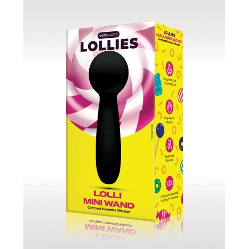 Cuerpo Wand Lolli Mini Vibrador Negro