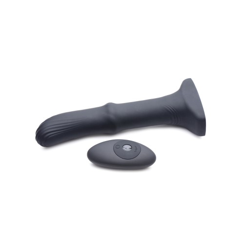 ThunderPlugs Remote Control Silicone Vibrator - Black