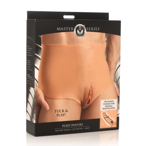 Master Series Silicone Pussy Panties - Explore Your Fantasies