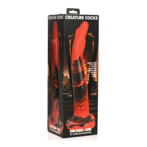 Dildo de Silicona Grande Cobra Rey para el Placer