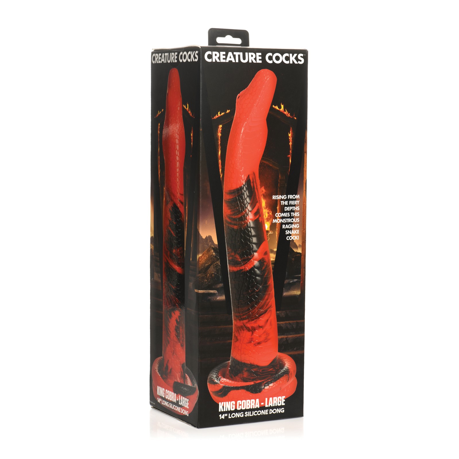 Dildo de Silicona Grande Cobra Rey para el Placer