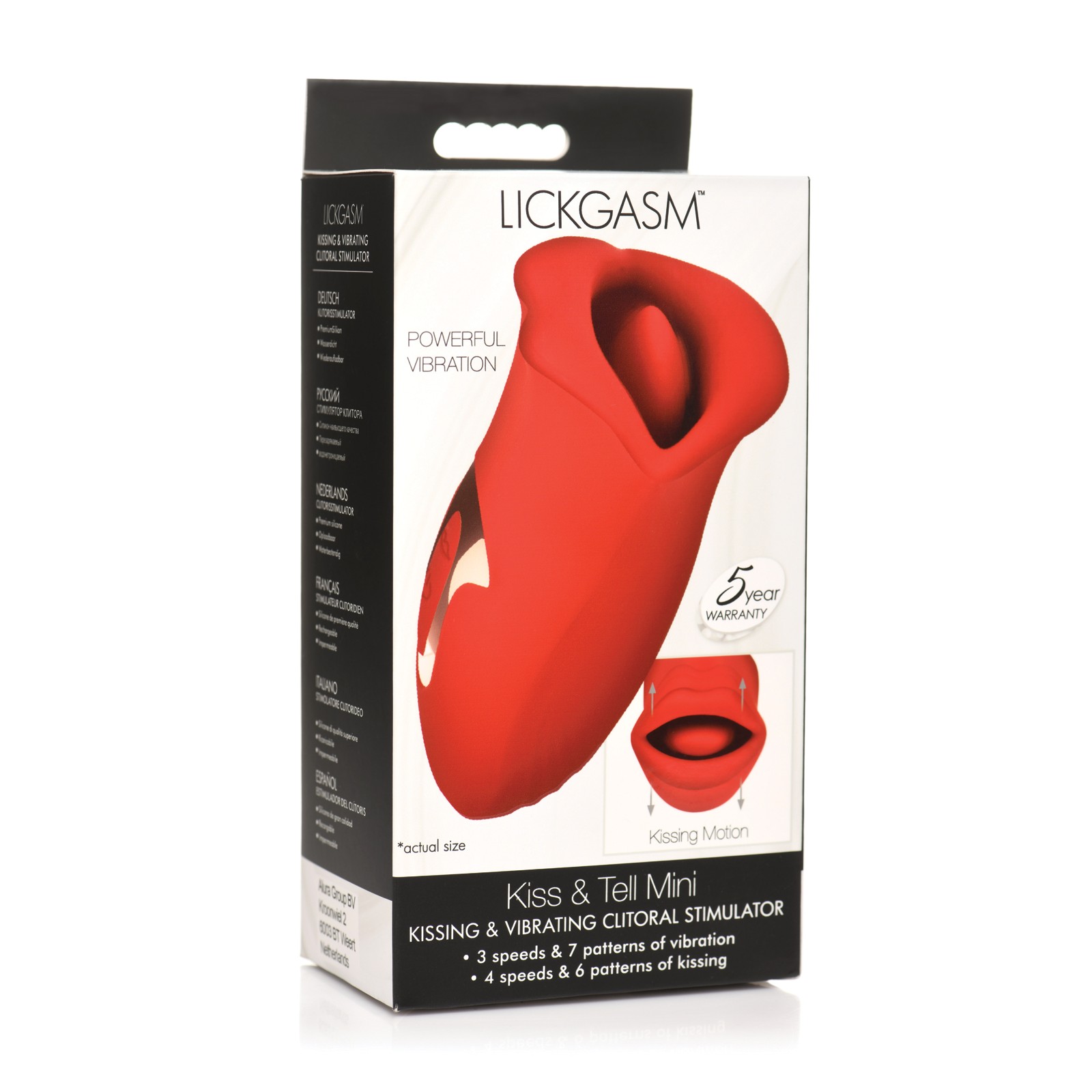 Shegasm Lickgasm Kiss + Tell Clitoral Stimulator