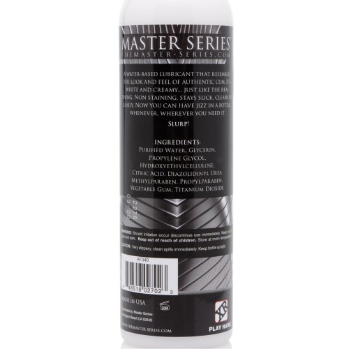 Master Series Jizz Unscented Lube - 8 oz Realistic Experience