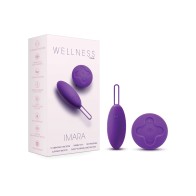 Huevo Vibrador Blush Wellness Imara con Control Remoto Púrpura