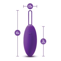 Huevo Vibrador Blush Wellness Imara con Control Remoto Púrpura