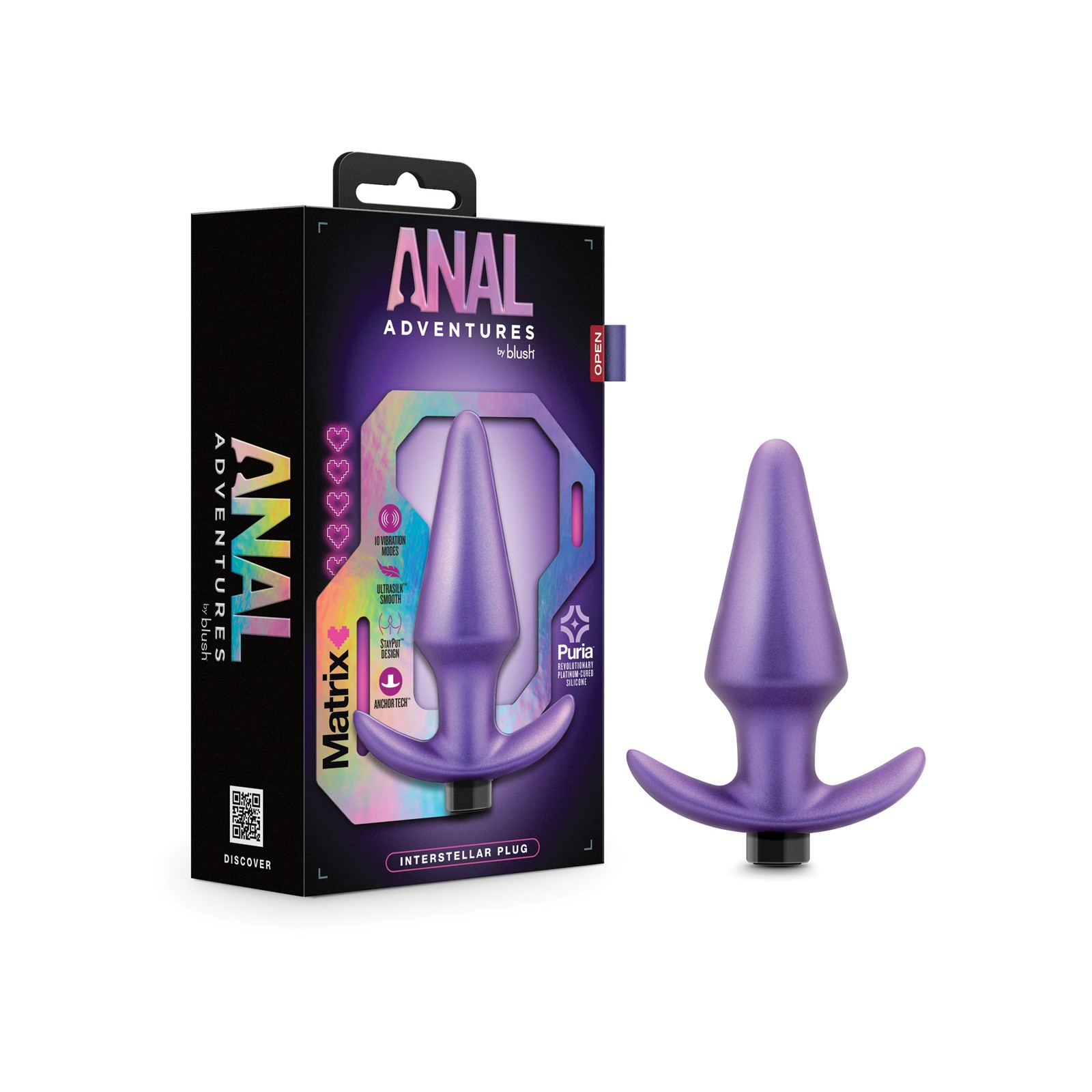 Blush Anal Adventures Matrix Interstellar Plug Astro Violet