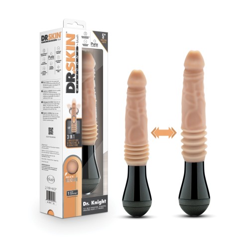 Blush Dr. Skin Vibrating Dildo