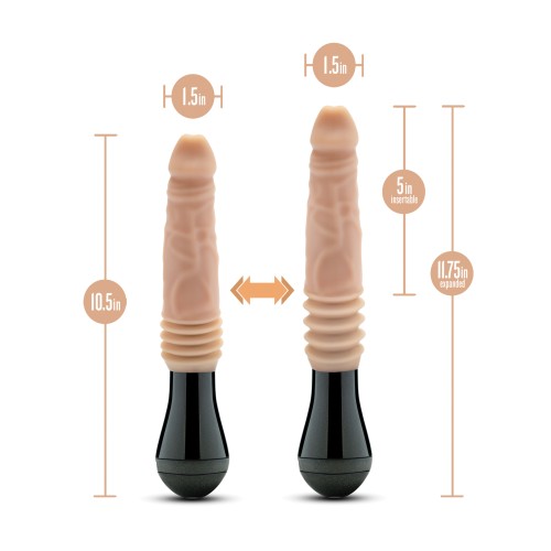 Blush Dr. Skin Vibrating Dildo