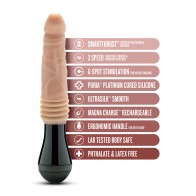 Blush Dr. Skin Vibrating Dildo