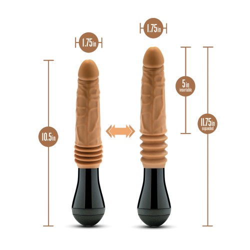 Dr. Arthur Thrusting Vibrator Dildo - Tan for Intense Pleasure