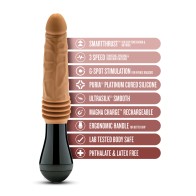 Dr. Arthur Thrusting Vibrator Dildo - Tan for Intense Pleasure