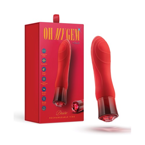 Vibrador Calentador Oh My Gem Rubí