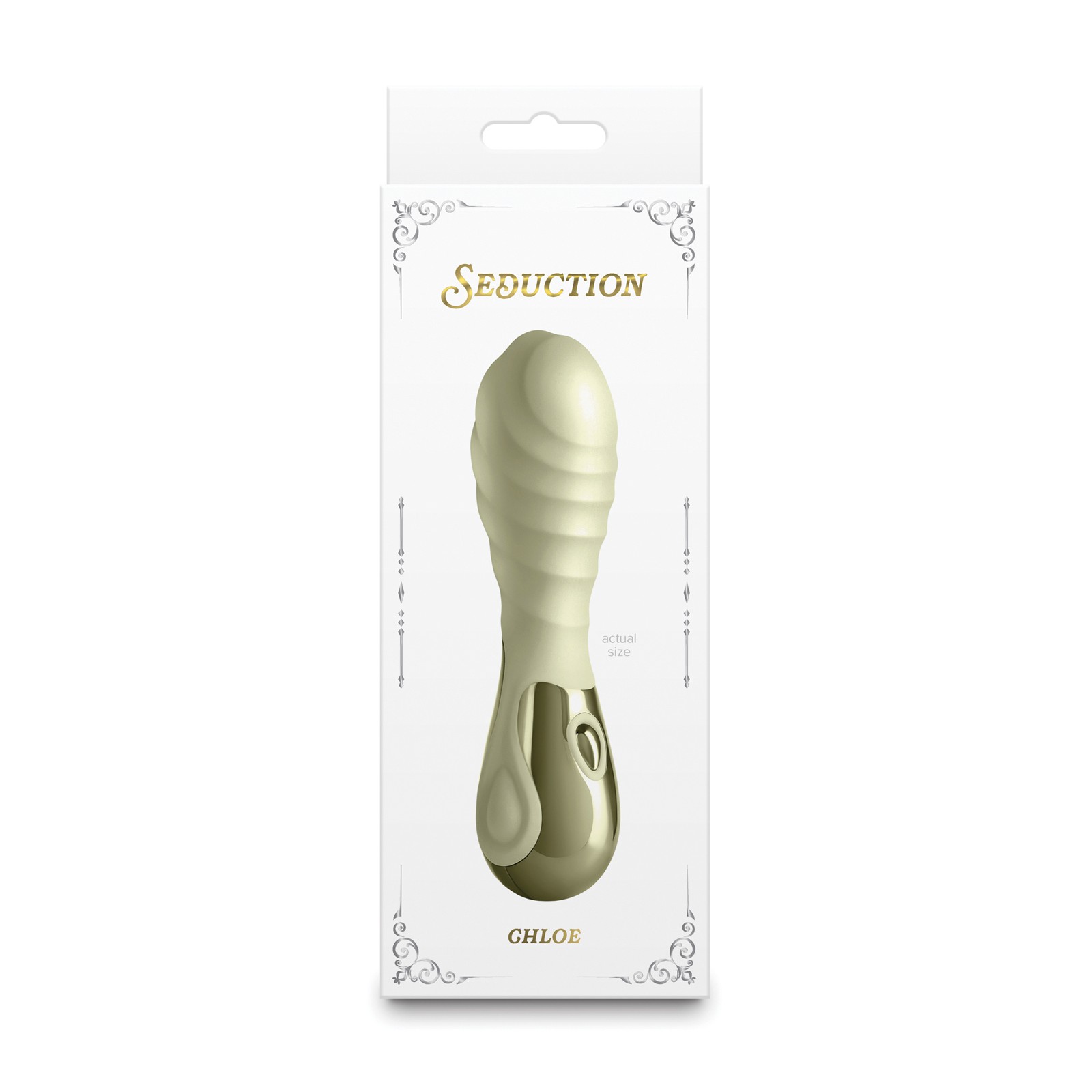 Seduction Chloe Vibrador Metálico Crema