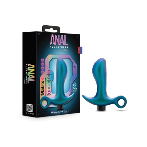 Plug Anal Blush Adventures Matrix - Azul Lunar