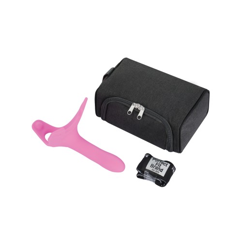 Perfect Fit Zoro 6.5" Strap On with Case - Pink