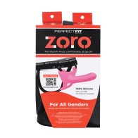 Perfect Fit Zoro 6.5" Strap On with Case - Pink