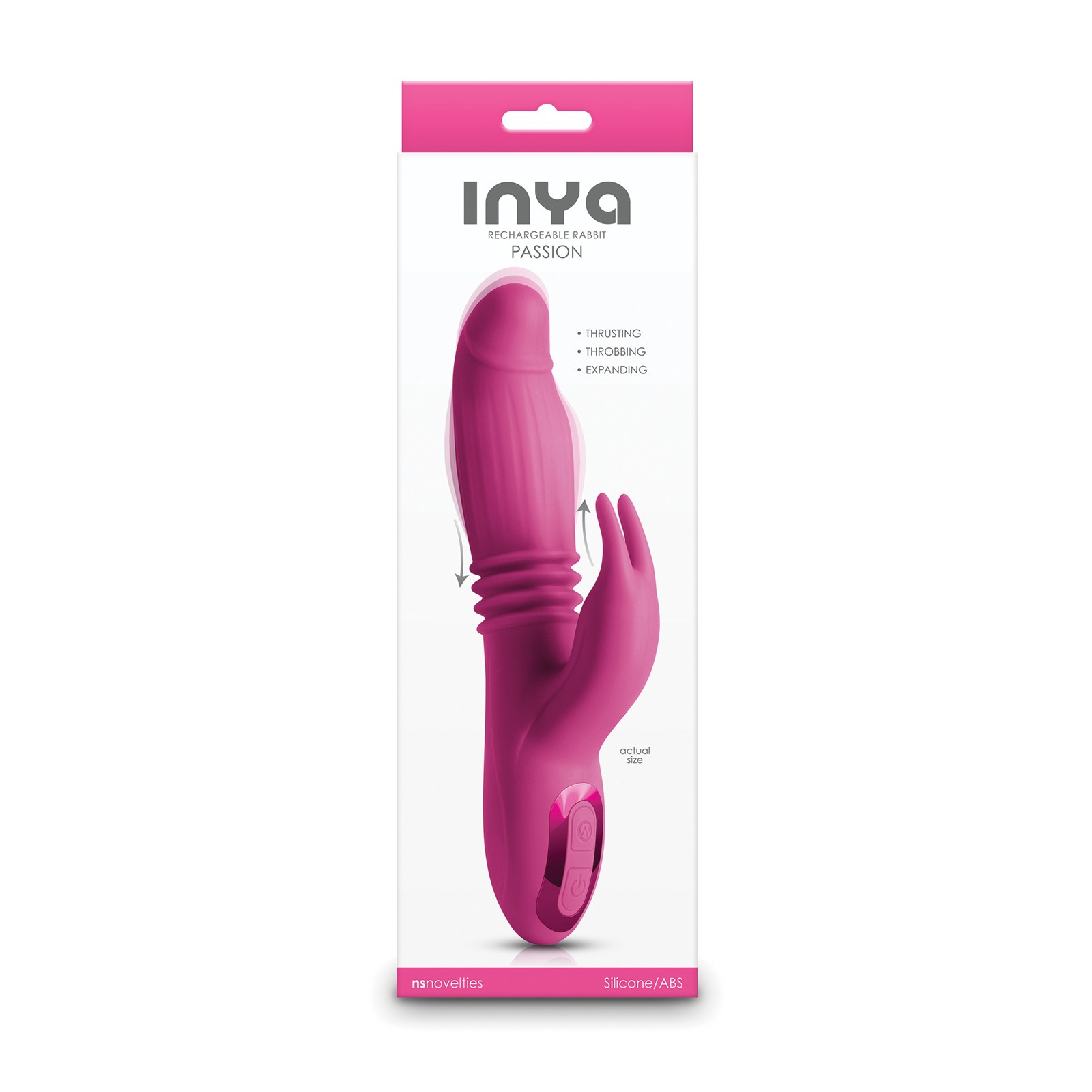 INYA Passion Rabbit Vibrator in Pink