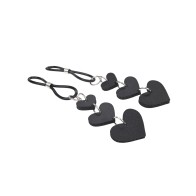 Sex & Mischief Heart Nipple Ties