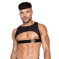 Master Harness with Hook and Ring Closure - Black