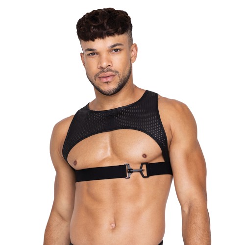 Master Harness with Hook & Ring Closure Black XL