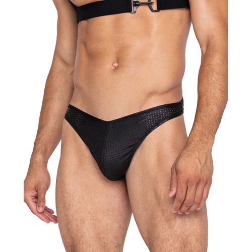 Master Thong with Contoured Pouch Black Large