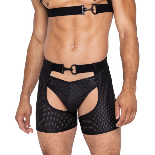 Master Chaps with Hook & Ring Closure Black