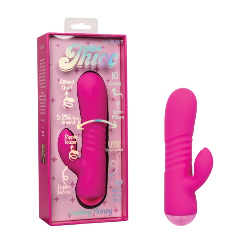 Thicc Chubby Honey Pink Dual Motor Massager