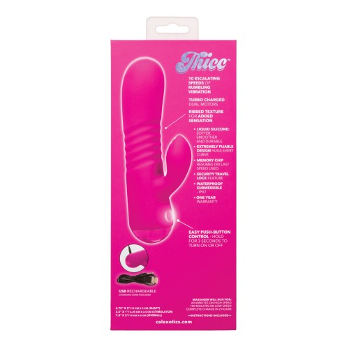 Thicc Chubby Honey Pink Dual Motor Massager