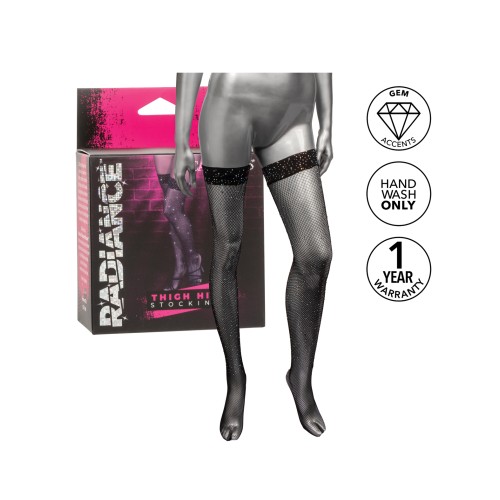 Radiance Thigh High Stockings for Seduction