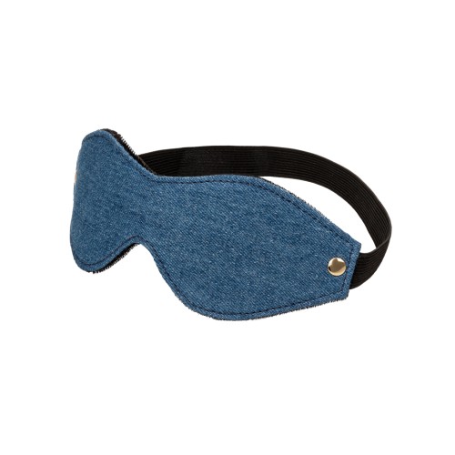 Ride 'Em Premium Denim Eye Mask