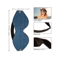 Ride 'Em Premium Denim Eye Mask