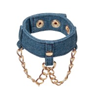 Ride 'Em Premium Denim Wrist Cuffs