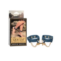 Esposas de Tobillo Premium Denim Ride 'Em para BDSM