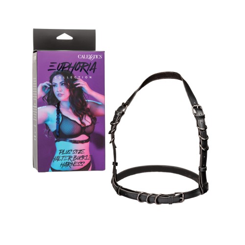 Euphoria Collection Plus Size Halter Harness - Luxurious Intimacy