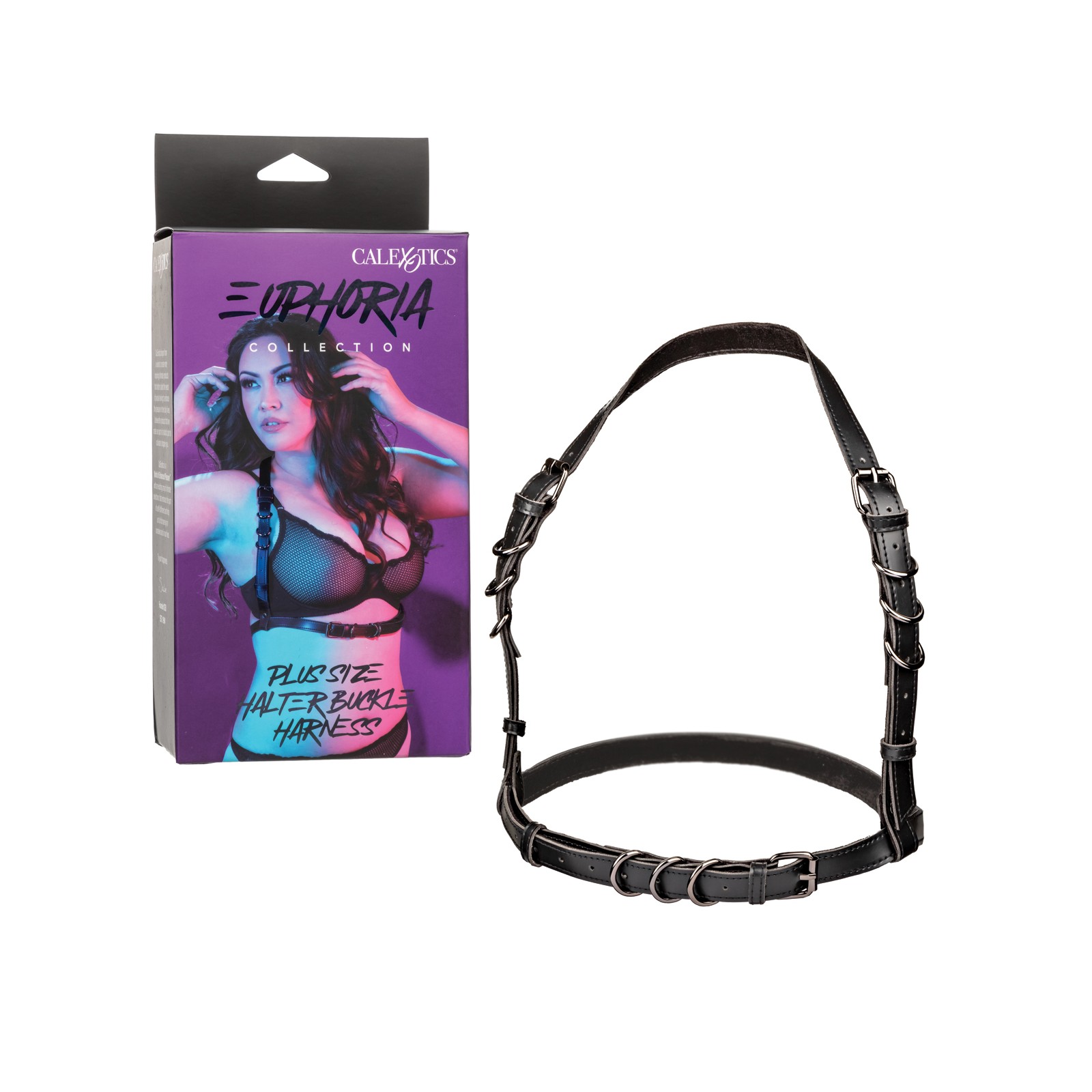 Euphoria Collection Plus Size Halter Harness - Luxurious Intimacy