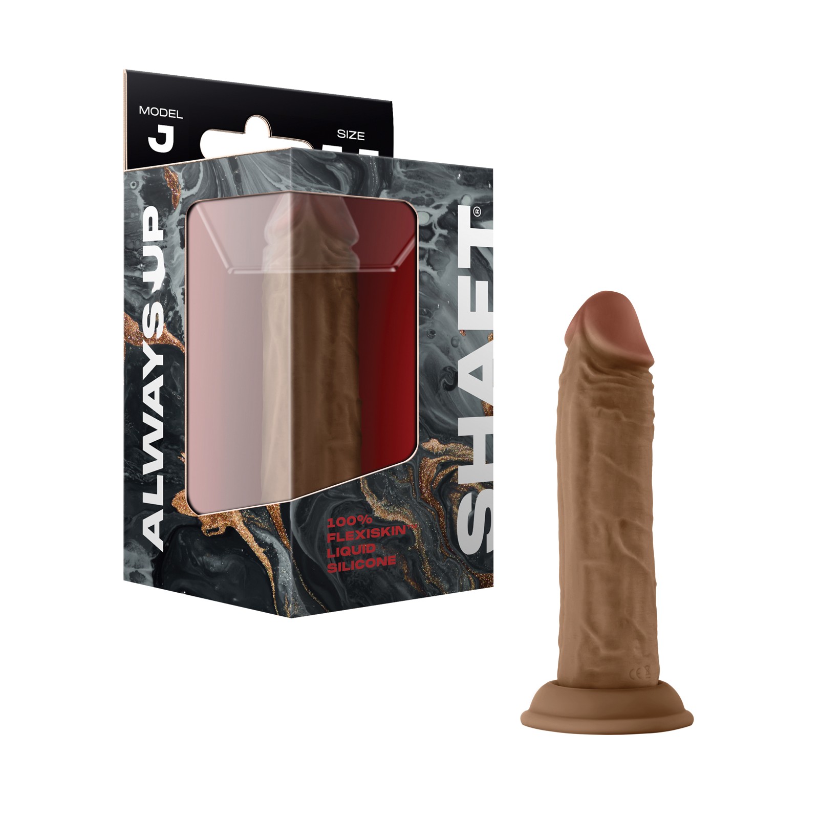 Shaft Model J Liquid Silicone 5.5 Inch Dong