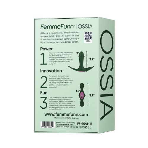 Femme Funn Ossia Wearable Vibrator - Dark Green