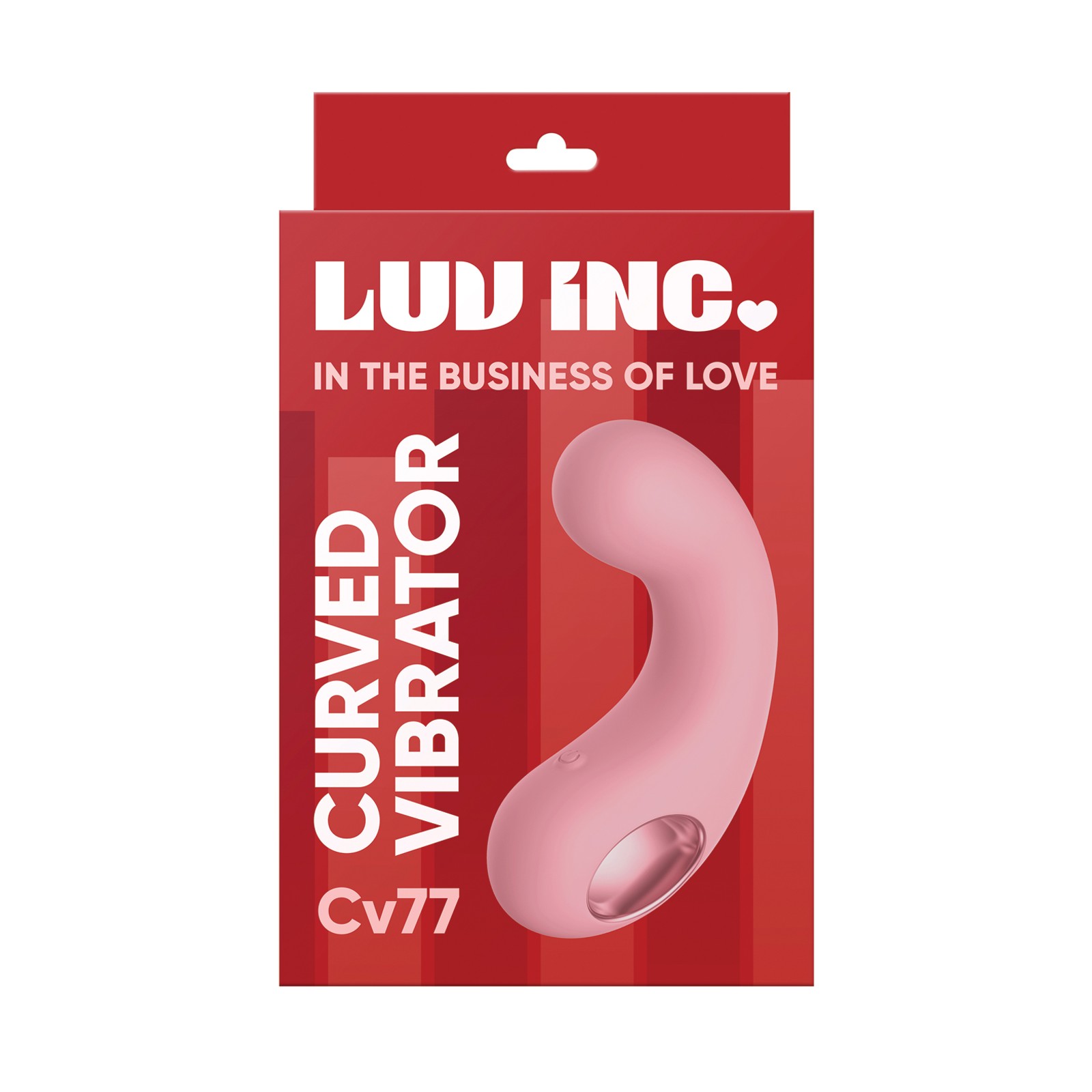 Luv Inc Curved Vibrator Light Pink