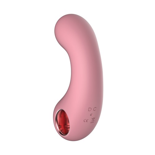 Luv Inc Curved Vibrator Light Pink