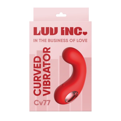 Luv Inc. Curved Vibrator for Intense Pleasure